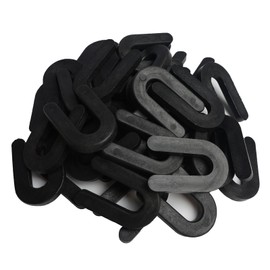 400 Horseshoe Tile Spacers, 1/4-Inch U-Shaped Plastic Spacers for Tile Leveling System Floor Wall Tile Installation