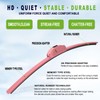 OEM QUALITY 26" + 19" PARRATI Premium All-Season Pink Windshield