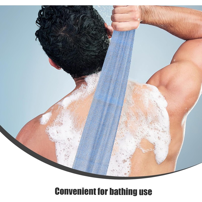 Esponja exfoliante de red africana para ducha – 3 piezas