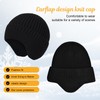 BOYSSPAA Winter warm knitted hat with earmuffs, specially designed for