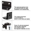 Redunest L Bracket, Heavy Duty Corner Brace, 20 Pack 4"