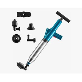 Bomba Destapacaños de Alta Presión – Desatascador Manual para Inodoros, Tuberías y Drenajes Ideal para Baño, Cocina y Lavabos