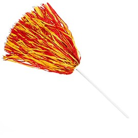 Anderson's Premium Cardinal Red and Gold School Spirit Shakers, Cheerleader Pom Poms, Sports Fan, Football, Basketball, Homecoming, Squad, Team, Party, Dance Club, Performance, Celebration Pack of 20