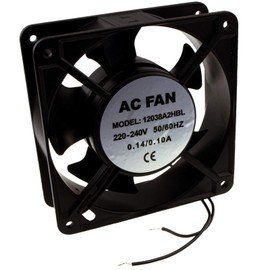kenable Cooling Fan AC 220V-240V 120mm x 120mm x 38mm Ball Bearing for Floor Cabinet