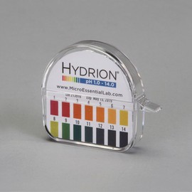 Hydrion Spectral pH Paper Dispenser (pH 1.0 to 14.0), Single Roll