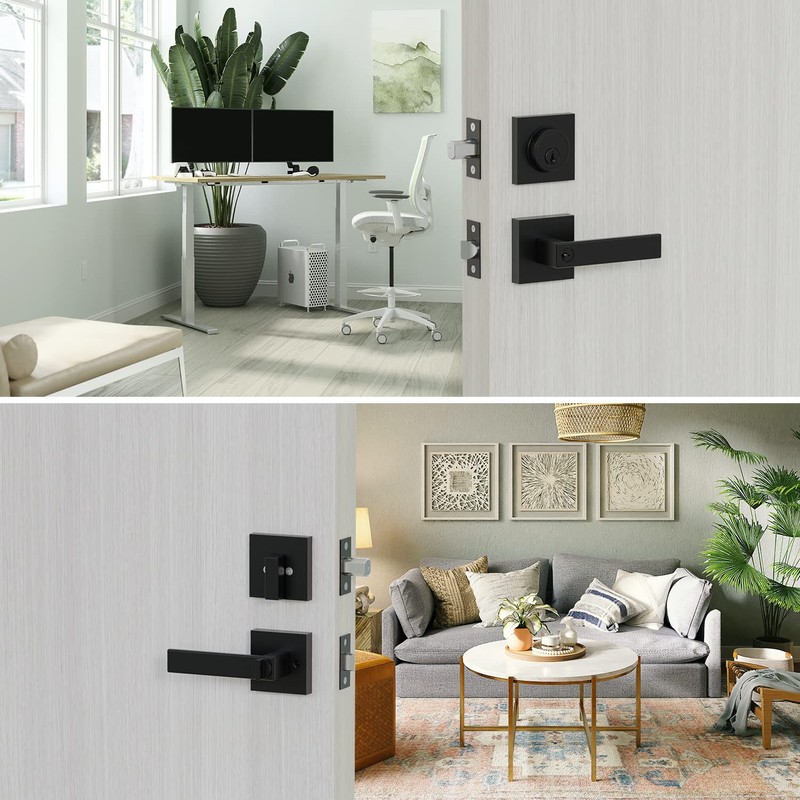 Front Door Lock Set,Keyed Alike Heavy Duty Exterior Door Lock