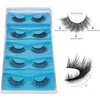 DYSILK False Eyelashes - Mink Eyelashes 5 Pairs 6D Eyelashes