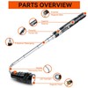VIBELITE Gifts for Dad, Magnetic Pickup Tool with LED, Telescoping