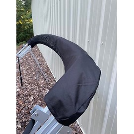 Standard Size Heavy Duty 16 Ounce Replacement Bimini Top Storage Boot, Fits up to 103" / 8.5' Wide, Fits Standard Size Tubing, both Round and Square, 3 or 4 bow, like Pontoon Boats (Black)