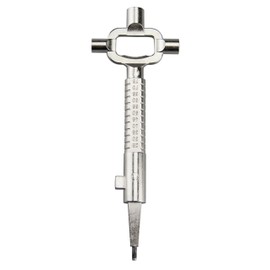 WPLUSM Universal Construction Key, Original Architect Key, Made in Germany, Construction Site Key with Cylinder Measuring Gauge, Control Cabinet Key, Bottle Opener