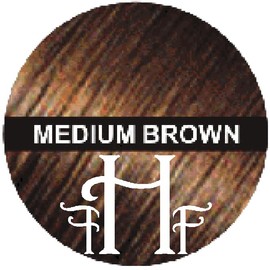 Hair Fusion Fibers 28g/.98oz Medium Brown - Thickens Balding or Thin Hair