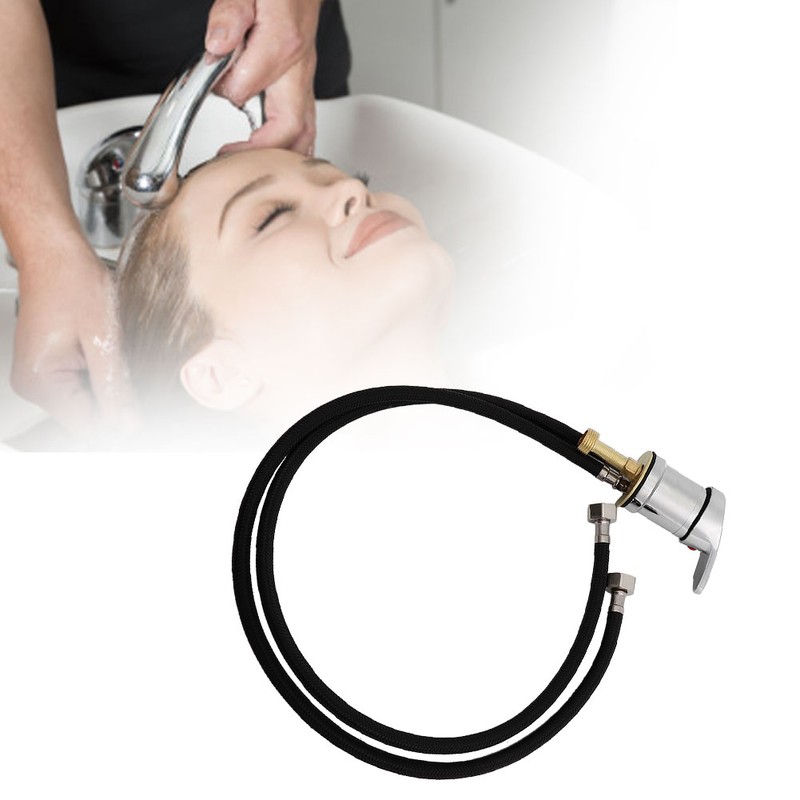 Hair Salon Shampoo Basin Hot Cold Double Control Faucet Switches