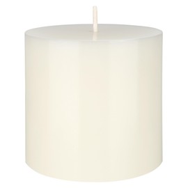 Mega Candles 1 pc Unscented Off White Round Pillar Candle, Hand Poured Premium Wax Candles 3 Inch x 3 Inch, Home Décor, Wedding Receptions, Baby Showers, Birthdays, Celebrations, Party Favors & More