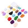 Needle Wool Felt Kit 20 Colors 5g Felting Supplies Tools
