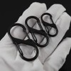 [FUSSED] 10 Pcs S-Shaped Carabiner, Small Adjustable Metal Buckle, Chain