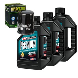 RAD Powersports Oil Change Kit For Arctic Cat 2015 700 TBX EPS Premium 4 10W-40