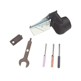 Acxico 6Pcs/Set Chainsaw Sharpening Attachment Kit for Dremel 1453 Chainsaw Chains Sharpening Outdoor Home Gardening Tools