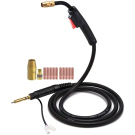 MIG Welding Gun Torch fits 245924 Hobart Handler 135/140/175/180/187 Mig Welders Parts,100A 15ft Hobart Welder Replacement Hobart H-10/195957 H100S2-10/245924 with .030" .035" Tip-Nozzle-Diffuser
