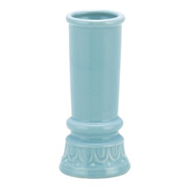 マルエス 仏具 線香差し 青磁無地 約11.6×6cm