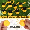 Jerify 100 Pcs Graduation Rubber Ducks with Graduation Cap Graduation