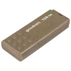 goodram USB Memory Stick with 128GB UME3 - Eco Frienly USB 3.0 Data Storage Pen Drive - Read Speed up to 60 MBs - Memory Stick - USB Flash Drive with Plastic Housing Biodegradable