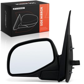 A-Premium Driver Side Power Door Mirror - Compatible with Ford Explorer & Mercury Mountaineer, 2002 2003 2004 2005 - Non-Heated Manual Folding Black Outside Rear View Mirror - Replace# 1L2Z17683AAA