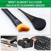 2 Pack Exquisite Dusting Brush Kit, Small Dust Brushes, Feather