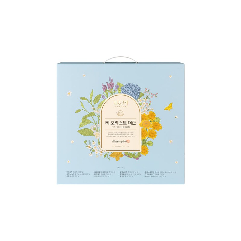 Ssanggyemyeong Tea Forest Dozen 5p Set, 12 Types, 1 Set