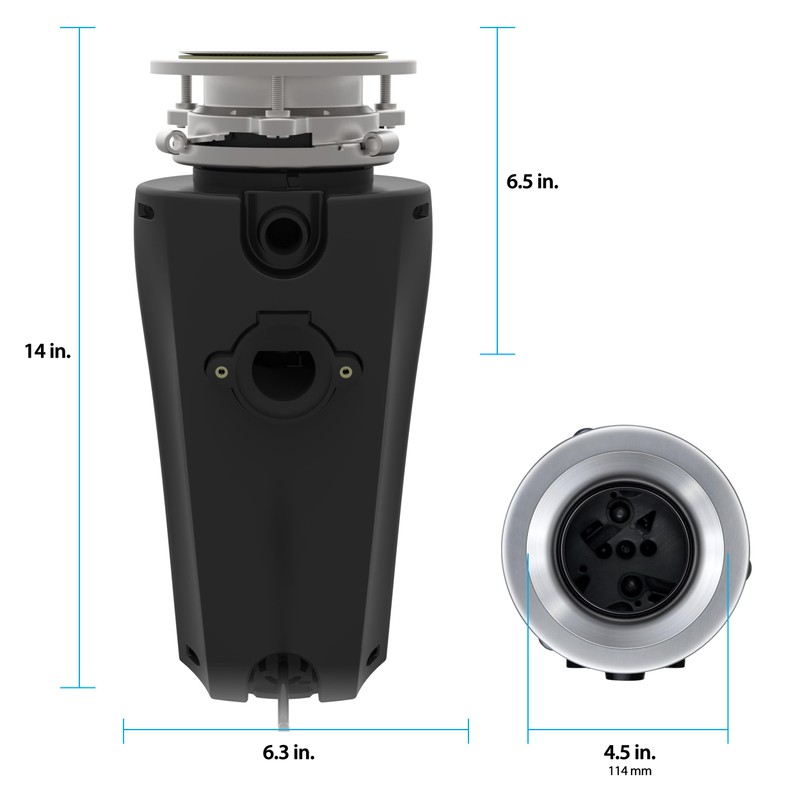 TITAN 10-US-TN-960-SL-3B Torque Garbage Disposal System with Stainless Steel Impellers