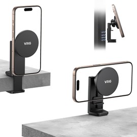 VRIG MagSafe Compatible Smartphone Stand, Airplane, Smartphone Stand, Holder, Travel Smartphone Holder, Magnetic, 360° Rotation, Portable, Convenient, Portable, for Desk/Kitchen/Bed/Living
