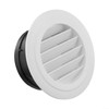 Right Exhaust Round Air Vent Grille for Office/Bathroom, Round Air