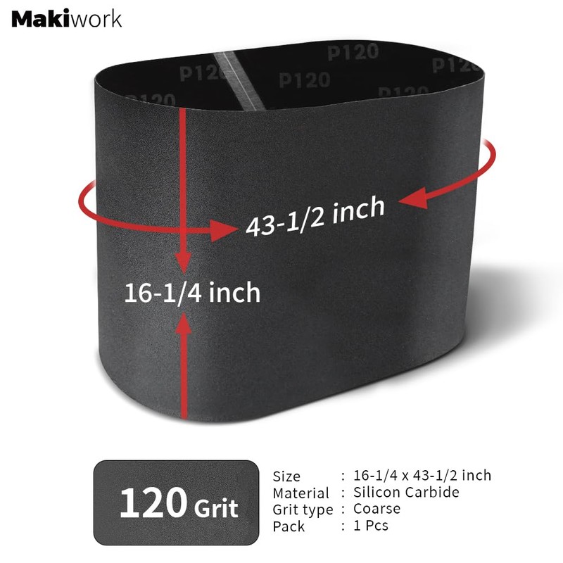 100 Grit Drum Sander Feed Belt Conveyor - Compatible With