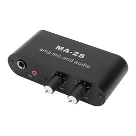 Mini Small Stereo Preamplifier,Headphone Amplifier,Phono Turntable Phonograph Preamp with 3.5MM Headphone and Output
