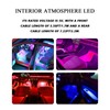 Hirificing Car Interior Pedal LED Lights, Automotive Underglow Ambient RGB