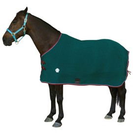 T TEKE Fleece Cooler with Double Side Anti-Pilling for Horse Cooling and Drying Workout/Bath, or as a Blanket Liner for Chilly Weather