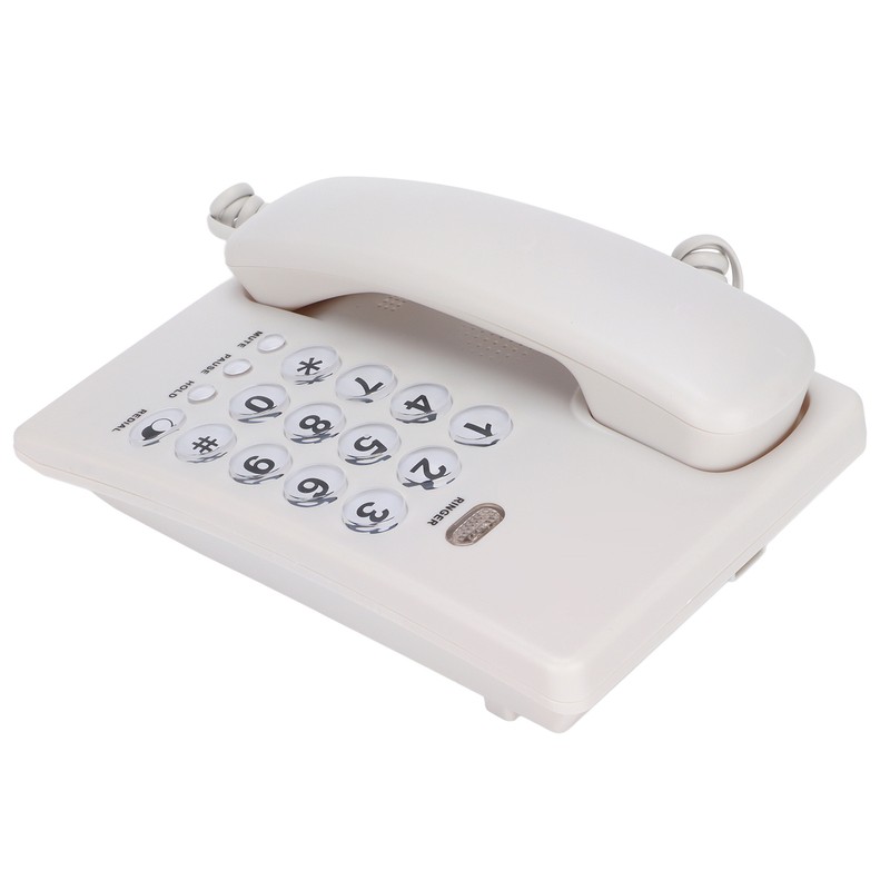 KXT504 Desktop Corded Telephone Multifunctional Large Button Landline Phone for