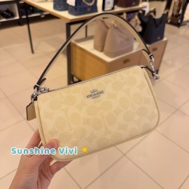 Coach NWT Coach Nolita 19 In Signature Canvas CW426  Canvas/Silver/