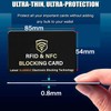 SaiTech IT 5 Pack RFID Blocking Card, One Card Protects
