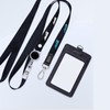 LUYING Commuter Passenger Zipper Head Black Key Holder Coin Case