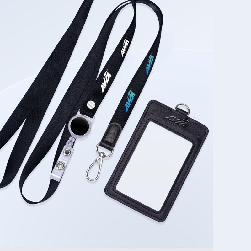 LUYING Commuter Passenger Zipper Head Black Key Holder Coin Case