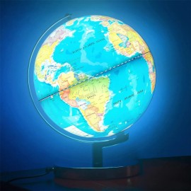 dreamrefit Luminous LED Lamp Globe World Map Display Teaching Toy Festivals Birthday Gift