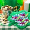 Ja'Cor St. Patrick's Day Kitchen Decorations– 4 Green Reusable Shamrock