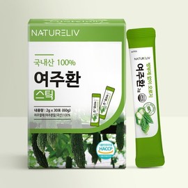 Nature Live Domestic Yeojuhwan Stick 30 packs / 네이쳐리브 국내산 여주환 스틱 30포