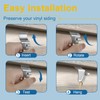 HONSNKS Vinyl Siding Hooks Hanger, Heavy Duty Stainless Steel Low