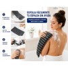 4PCS Zenbody Toalla Exfoliante Japonesa, Doble Cara con 4 Ganchos
