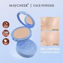 MAYCHEER Flawless Blur Setting Powder – 24H Oil Control, Waterproof, Sweat-Proof, Long-Lasting Finish, On-the-Go Touch-Up, All-Day Wear, Makeup, Cosmetic:_05