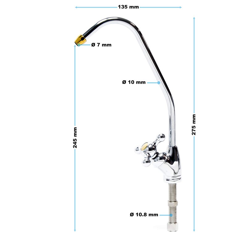 Naturewater 1/4Inch - 6.35mm Imperial I D-02 Reverse Osmosis Water