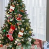 4 Pack Knitted Christmas Stockings - 18 Inch Large Family