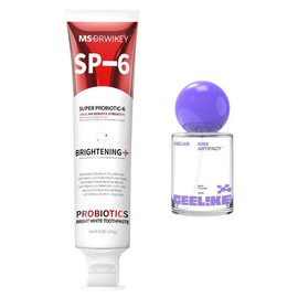 MSDRWIKEY Christmas Gift Set: SP-6, Hydroxyapatite, 7-Pro Toothpaste + Probiotic Oral Spray | Multi-Function Oral Care, Dual Benefits of Brightening & Repair - Specification: ZK+XRed