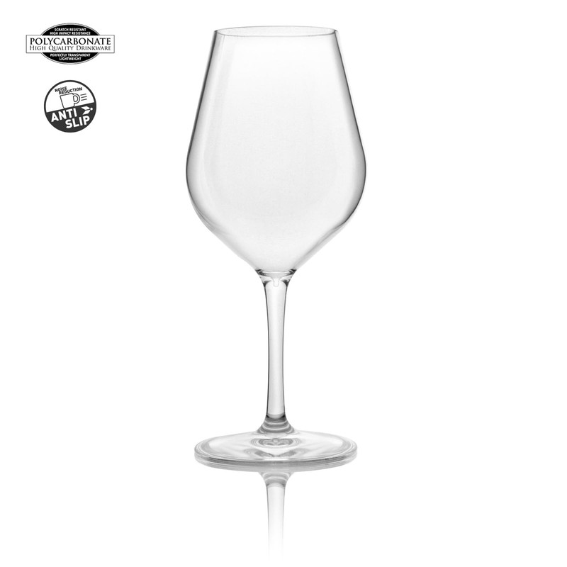 BRUNNER Weingläser Set Classic Camping Reise Wein Glas Bruchfest Antislip